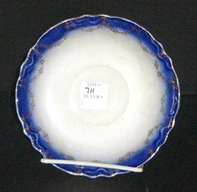 Flow Blue Banded Saucer