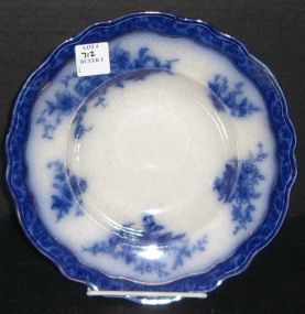 Flow Blue Cream Soup Bowl