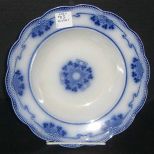 Flow Blue Cream Soup Bowl