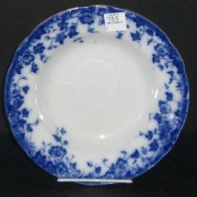 Flow Blue Cream Soup Bowl