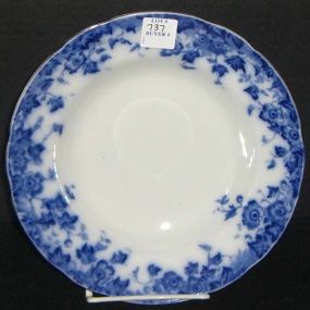 Flow Blue Cream Soup Bowl