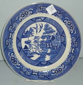 Homer Laughlin Plate Blue Willow