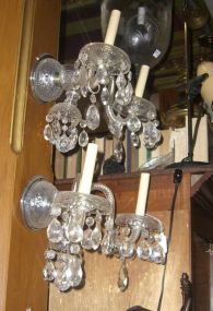Pair of Electric 2 Light Wall Sconces