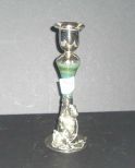 Silverplate & Glass Bud Vase