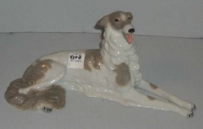 Borzoi Porcelain Figurine by Museo, First Edition by Seymour Mann 1974