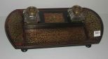 Boulle 2 Bottle Ink Stand circa 1840