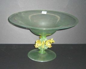 Venetian Glass Compote