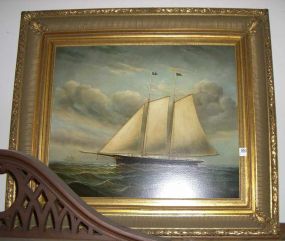 Medium Oil on Canvas Ship