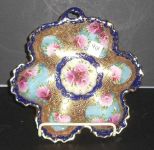 Nippon Hand Painted Scalloped Dish