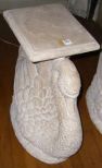 White Swan Garden Seat