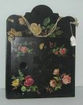 Victorian Papier Mache' Letter Holder