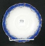 Flow Blue Banded Saucer