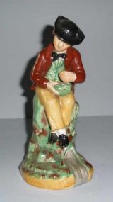 Reproduction Staffordshire Figurine Man