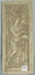 Wall Plaque Medieval Lady