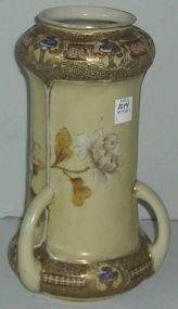 Nippon 3 Handled Vase