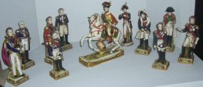 Group of 10 French Military Figurines