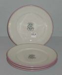 Set of 4 Limoges France Luncheon Plates