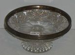 American Brilliant Footed Bowl