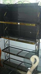 Brass Bakers Rack