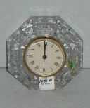 Octagonal Waterford Crystal Clock