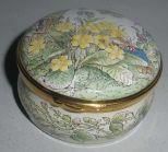 Round Porcelain Crummles England Covered Box Brambly Edge