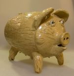 Jerry Brown Pottery Piggy Bank