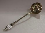 Very Large Rocaille Sterling Soup Ladle by Erquis