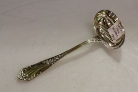 Gravy Sterling Ladle in Rocaille Pattern by Erquis