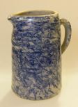 Jerry Brown Blue and White Pitcher
