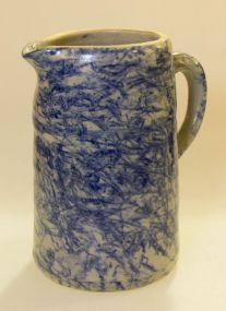 Jerry Brown Blue and White Pitcher
