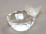 Signed Swarovsky Crystal Small Dish