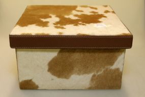 Large Cowhide Box