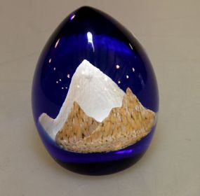 Caithness Scotland Glass Paperweight