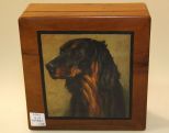 Box with Painting of Dog