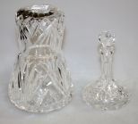 Two Cut Glass Pieces