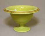 1930's Custard Glass Compote