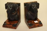 Pair of Decorative Dog Head Bookends