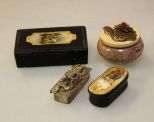 Four Various Small Decorative Boxes