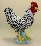 Hand Painted Porcelain Rooster
