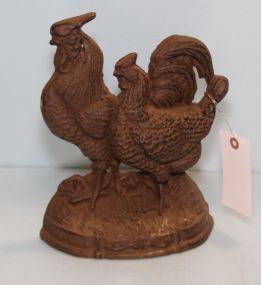 Iron Rooster Doorstop 