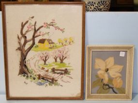 Magnolia Print & Stitch Picture of House