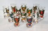 Twelve Days of Christmas Glasses 