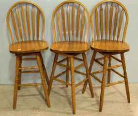 Three Bar Stools