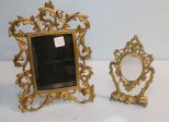 Brass Frame & Small Mirror Stand 