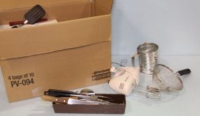 Box Lot of Kitchen Utensils 