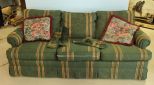 Upholstered Three Cushion Sofa