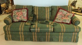 Upholstered Three Cushion Sofa