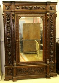 19th Century Walnut Armoire 