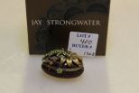 Jay Strongwater Enamel Lizard Box