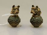Two Jay Strongwater Lamp Finials